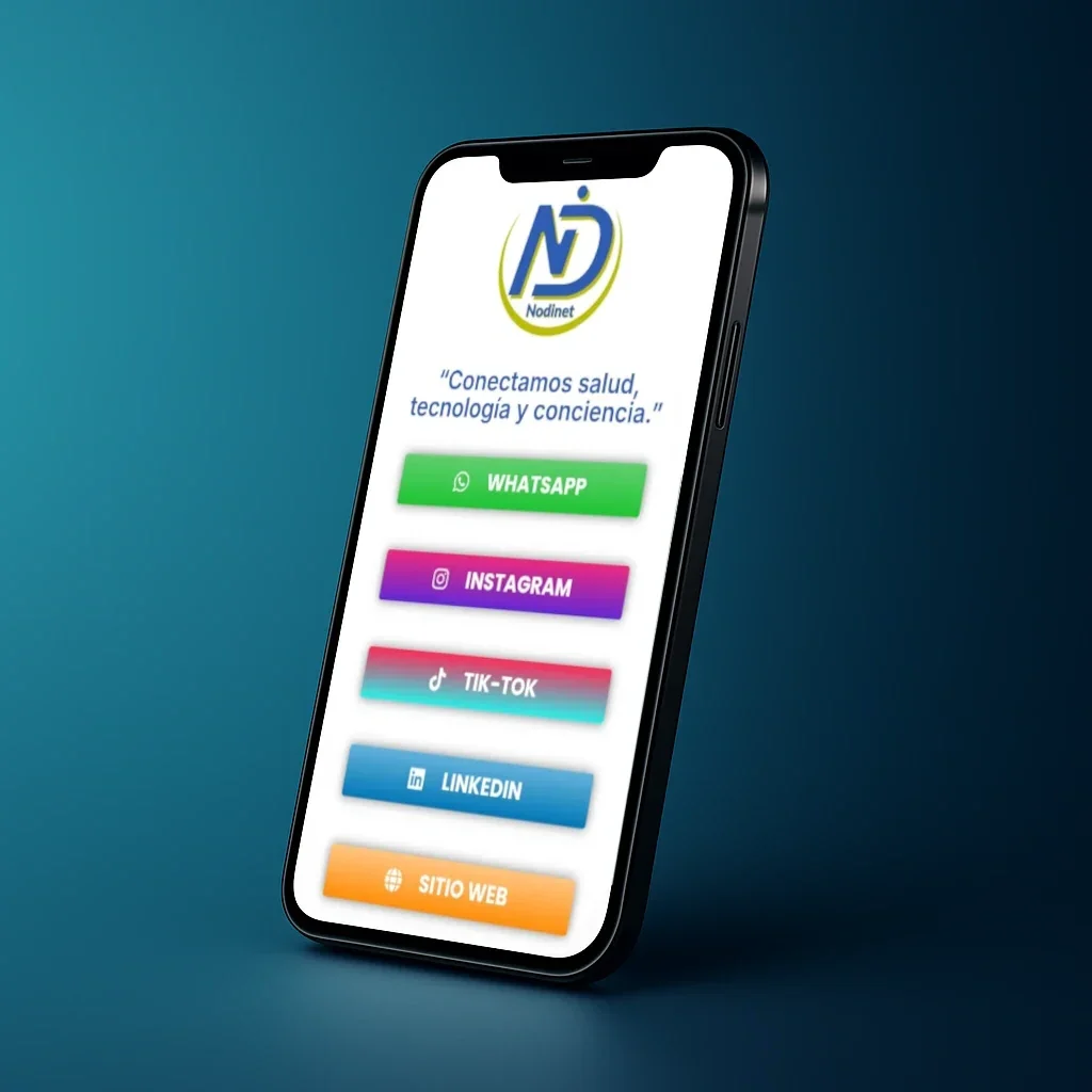 Landing page personalizada en dispositivo movil
